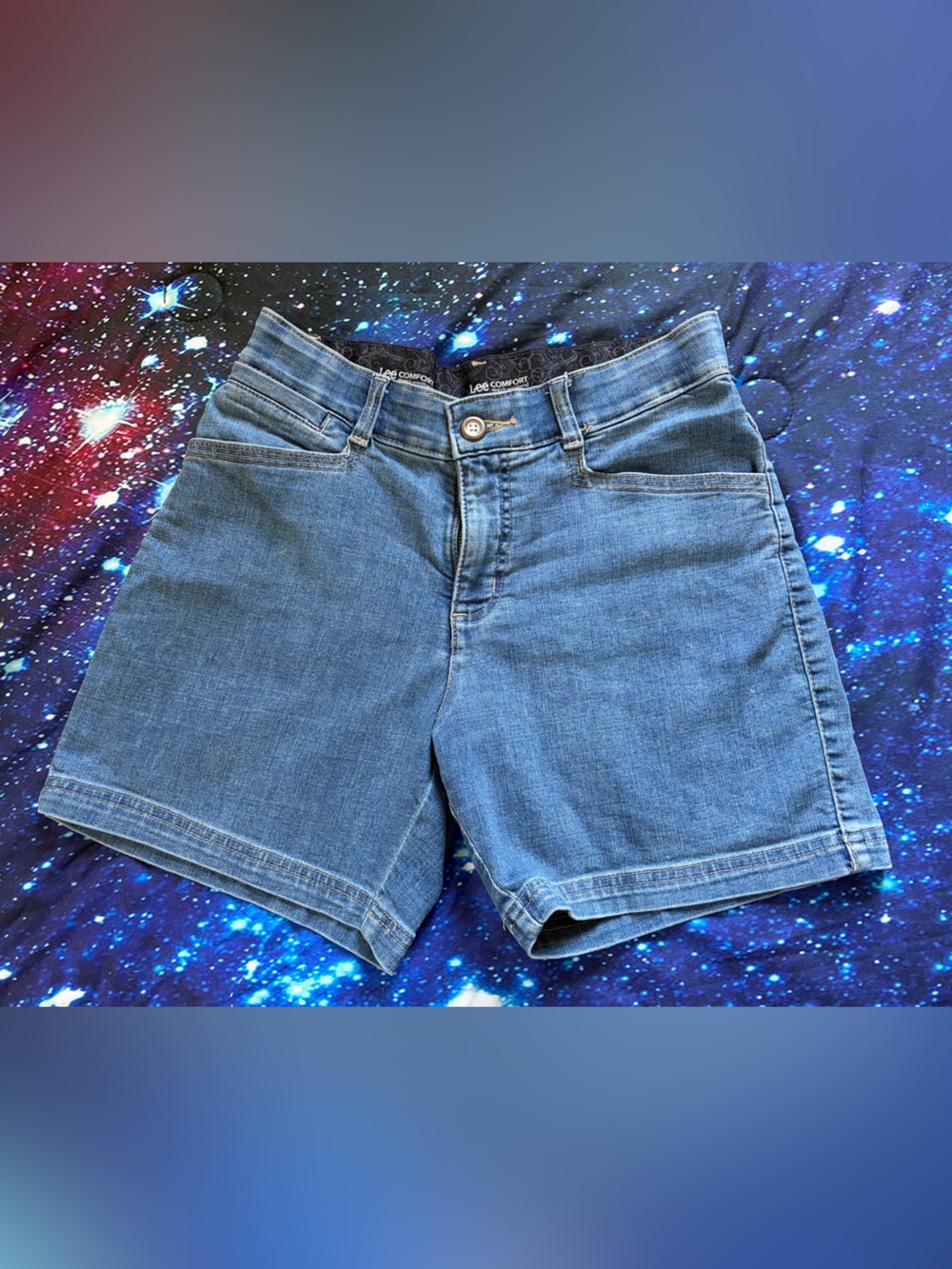 Liz Claiborne Light Blue Denim Shorts